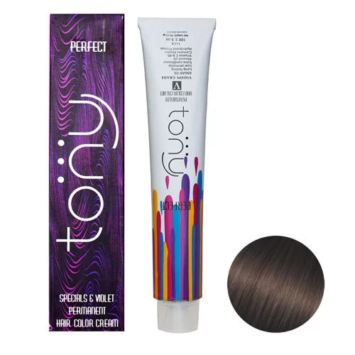 رنگ مو تونی سری دارچینی 5.075