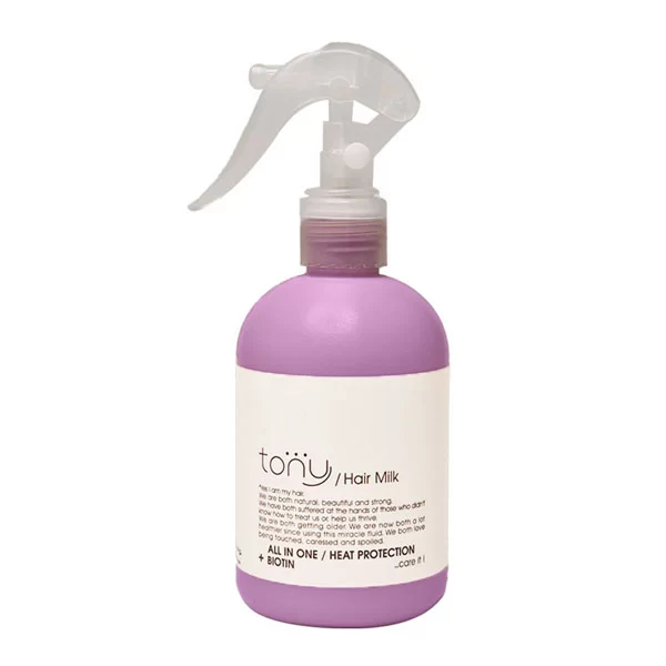 اسپری نرم کننده و تقویت کننده و محافظ گرمایی مو مدل ALL IN ONE تونی